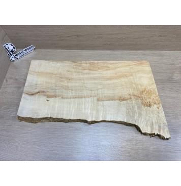 Клён Американский Волнистый заготовка на топ Смешанный АА Волна А 25х340-285х590-575 мм (1шт. под распил) АКЦИЯ-0