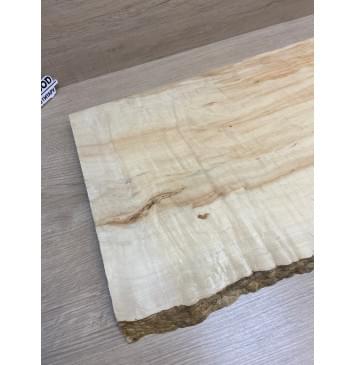 Клён Американский Волнистый заготовка на топ Смешанный АА Волна А 25х340-285х590-575 мм (1шт. под распил) АКЦИЯ-3