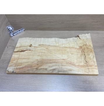 Клён Американский Волнистый заготовка на топ Смешанный АА Волна А 25х340-285х590-575 мм (1шт. под распил) АКЦИЯ-11