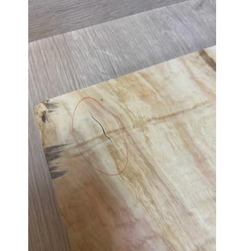 Клён Американский Волнистый заготовка на топ Смешанный АА Волна А 25х340-285х590-575 мм (1шт. под распил) АКЦИЯ-8