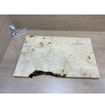 Клён Американский Каповый заготовка на топ Тангент АА Кап АА 26х345-320х525 мм (цельный)-2