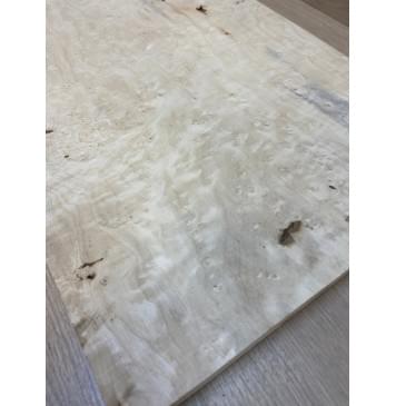 Клён Американский Каповый заготовка на топ Тангент АА Кап АА 26х345-320х525 мм (цельный)-4