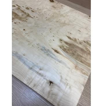 Клён Американский Каповый заготовка на топ Тангент АА Кап АА 26х345-320х525 мм (цельный)-8