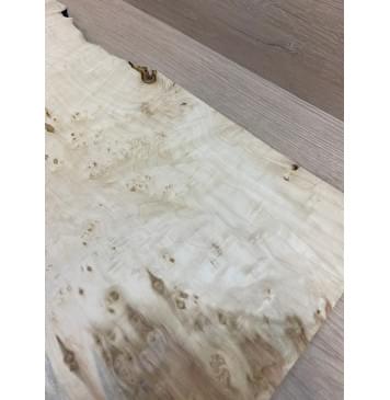 Клён Американский Каповый заготовка на топ Тангент АА Кап АА 26х345-320х525 мм (цельный)-7