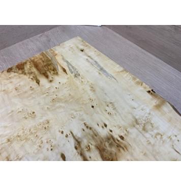 Клён Американский Каповый заготовка на топ Тангент АА Кап АА 26х345-320х525 мм (цельный)-15