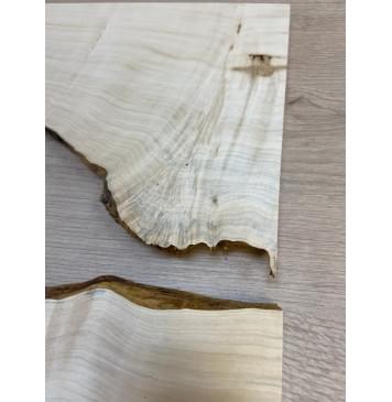 Клён Американский Каповый заготовка на топ под заливку Смешанный А 19х210-120х470 мм 2шт-6