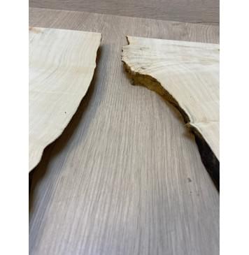 Клён Американский Каповый заготовка на топ под заливку Смешанный А 19х210-120х470 мм 2шт-7