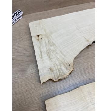 Клён Американский Каповый заготовка на топ под заливку Смешанный А 19х210-120х470 мм 2шт-12