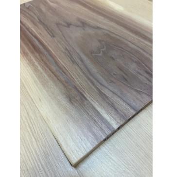 Орех Американский Заболонь заготовка на топ для Тревел гитары Тангент АА 22х268х365 мм - (цельный) АКЦИЯ-4