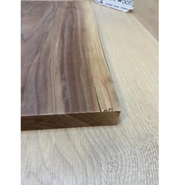 Орех Американский Заболонь заготовка на топ для Тревел гитары Тангент АА 22х268х365 мм - (цельный) АКЦИЯ-3