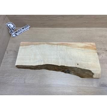 Клён Американский Волнистый заготовка на топ для Тревел гитары Смешанный АА Волна А 40х145-135х430 мм (1 шт под распил)-3