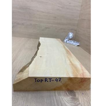 Клён Американский Волнистый заготовка на топ для Тревел гитары Смешанный АА Волна А 40х145-135х430 мм (1 шт под распил)-2