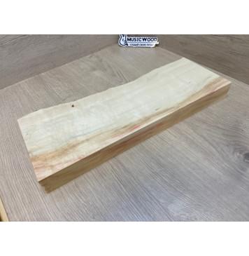 Клён Американский Волнистый заготовка на топ для Тревел гитары Смешанный АА Волна А 40х145-135х430 мм (1 шт под распил)-6