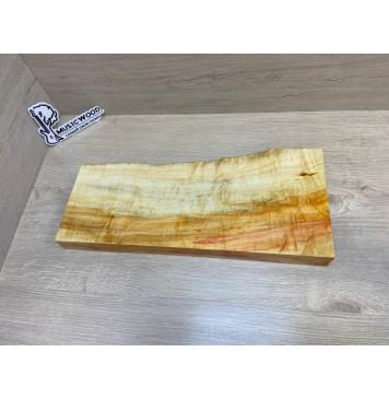 Клён Американский Волнистый заготовка на топ для Тревел гитары Смешанный АА Волна А 40х145-135х430 мм (1 шт под распил)-0