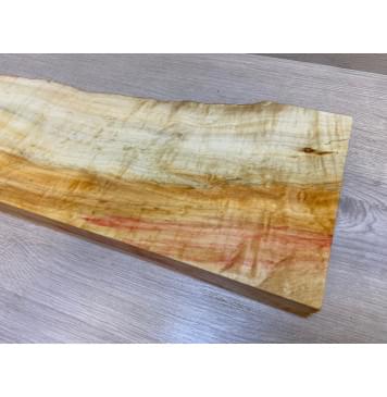 Клён Американский Волнистый заготовка на топ для Тревел гитары Смешанный АА Волна А 40х145-135х430 мм (1 шт под распил)-17