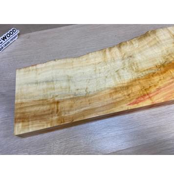 Клён Американский Волнистый заготовка на топ для Тревел гитары Смешанный АА Волна А 40х145-135х430 мм (1 шт под распил)-16