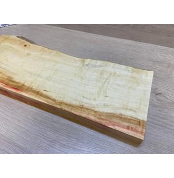 Клён Американский Волнистый заготовка на топ для Тревел гитары Смешанный АА Волна А 40х145-135х430 мм (1 шт под распил)-14