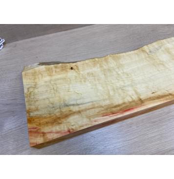 Клён Американский Волнистый заготовка на топ для Тревел гитары Смешанный АА Волна А 40х145-135х430 мм (1 шт под распил)-13