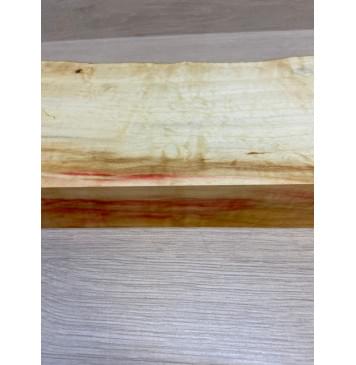 Клён Американский Волнистый заготовка на топ для Тревел гитары Смешанный АА Волна А 40х145-135х430 мм (1 шт под распил)-12