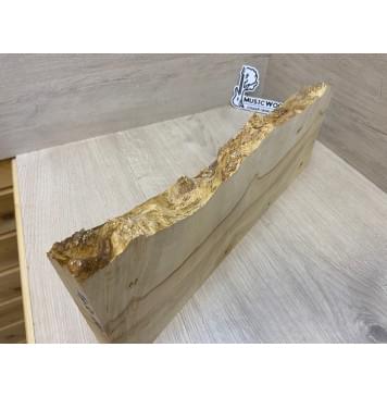Клён Американский Каповый заготовка на топ под заливку Смешанный А Кап А 45х160-145х445 мм (1 шт под распил)-4