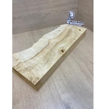 Клён Американский Каповый заготовка на топ под заливку Смешанный А Кап А 45х160-145х445 мм (1 шт под распил)-5