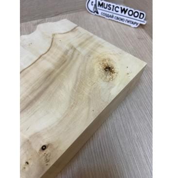 Клён Американский Каповый заготовка на топ под заливку Смешанный А Кап А 45х160-145х445 мм (1 шт под распил)-7