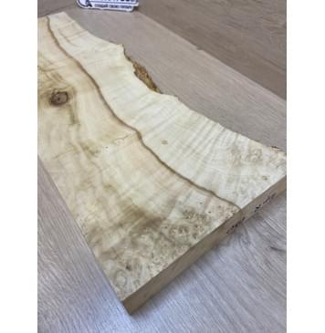 Клён Американский Каповый заготовка на топ под заливку Смешанный А Кап А 45х160-145х445 мм (1 шт под распил)-9