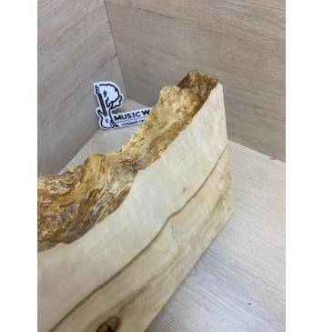 Клён Американский Каповый заготовка на топ под заливку Смешанный А Кап А 45х160-145х445 мм (1 шт под распил)-11