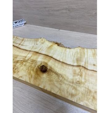 Клён Американский Каповый заготовка на топ под заливку Смешанный А Кап А 45х160-145х445 мм (1 шт под распил)-13