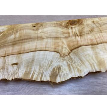 Клён Американский Каповый заготовка на топ под заливку Смешанный А Кап А 45х160-145х445 мм (1 шт под распил)-19