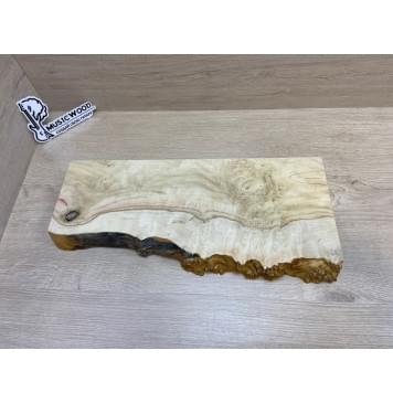 Клён Американский Каповый заготовка на топ под заливку Смешанный АА Кап АА 45х175-140х435 мм (1 шт под распил)-3