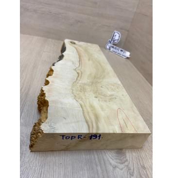 Клён Американский Каповый заготовка на топ под заливку Смешанный АА Кап АА 45х175-140х435 мм (1 шт под распил)-2