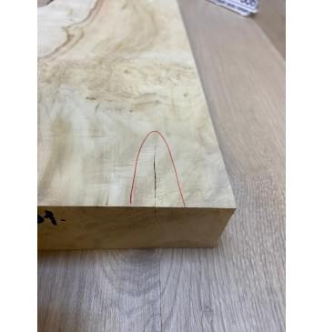 Клён Американский Каповый заготовка на топ под заливку Смешанный АА Кап АА 45х175-140х435 мм (1 шт под распил)-4