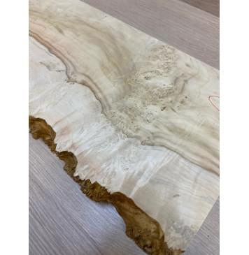 Клён Американский Каповый заготовка на топ под заливку Смешанный АА Кап АА 45х175-140х435 мм (1 шт под распил)-5