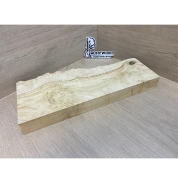 Клён Американский Каповый заготовка на топ под заливку Смешанный АА Кап АА 45х175-140х435 мм (1 шт под распил)-8