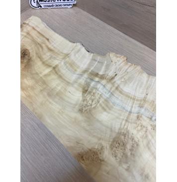 Клён Американский Каповый заготовка на топ под заливку Смешанный АА Кап АА 45х175-140х435 мм (1 шт под распил)-9