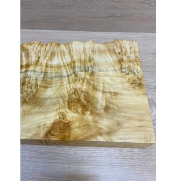 Клён Американский Каповый заготовка на топ под заливку Смешанный АА Кап АА 45х175-140х435 мм (1 шт под распил)-13