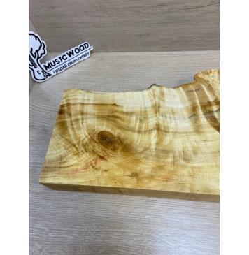 Клён Американский Каповый заготовка на топ под заливку Смешанный АА Кап АА 45х175-140х435 мм (1 шт под распил)-16