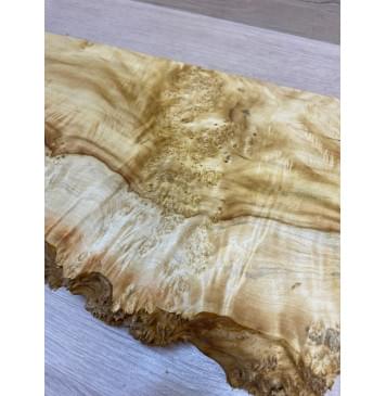 Клён Американский Каповый заготовка на топ под заливку Смешанный АА Кап АА 45х175-140х435 мм (1 шт под распил)-15