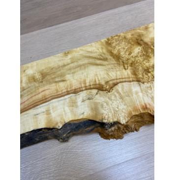 Клён Американский Каповый заготовка на топ под заливку Смешанный АА Кап АА 45х175-140х435 мм (1 шт под распил)-14