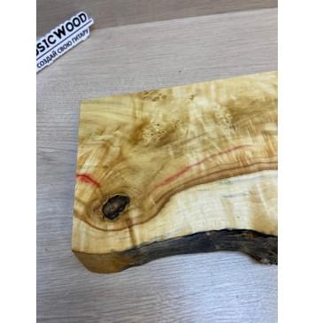 Клён Американский Каповый заготовка на топ под заливку Смешанный АА Кап АА 45х175-140х435 мм (1 шт под распил)-17