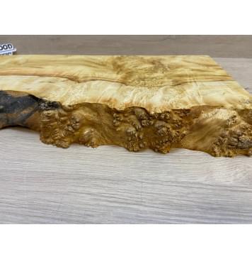 Клён Американский Каповый заготовка на топ под заливку Смешанный АА Кап АА 45х175-140х435 мм (1 шт под распил)-19