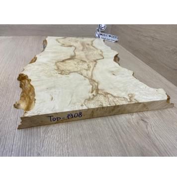 Клён Американский Каповый заготовка на топ под заливку Смешанный АА Кап ААА 28х310-280х480-460 мм (цельный)-5