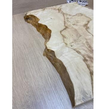 Клён Американский Каповый заготовка на топ под заливку Смешанный АА Кап ААА 28х310-280х480-460 мм (цельный)-9