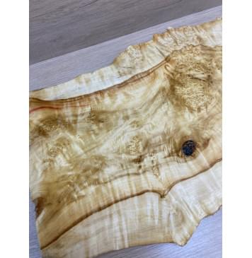 Клён Американский Каповый заготовка на топ под заливку Смешанный АА Кап ААА 28х310-280х480-460 мм (цельный)-16