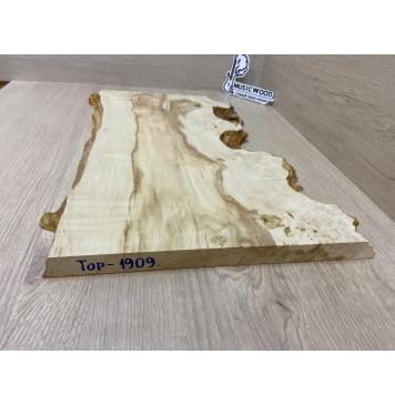 Клён Американский Каповый заготовка на топ под заливку Смешанный АА Кап АА 22х290-235х450-440 мм (цельный)-2