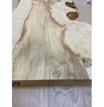 Клён Американский Каповый заготовка на топ под заливку Смешанный АА Кап АА 22х290-235х450-440 мм (цельный)-3