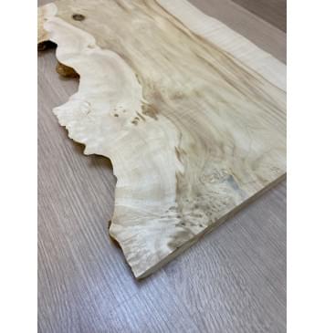 Клён Американский Каповый заготовка на топ под заливку Смешанный АА Кап АА 22х290-235х450-440 мм (цельный)-8