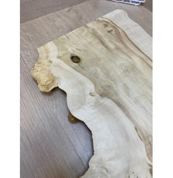 Клён Американский Каповый заготовка на топ под заливку Смешанный АА Кап АА 22х290-235х450-440 мм (цельный)-7