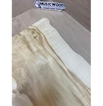 Клён Американский Каповый заготовка на топ под заливку Смешанный АА Кап АА 22х290-235х450-440 мм (цельный)-12